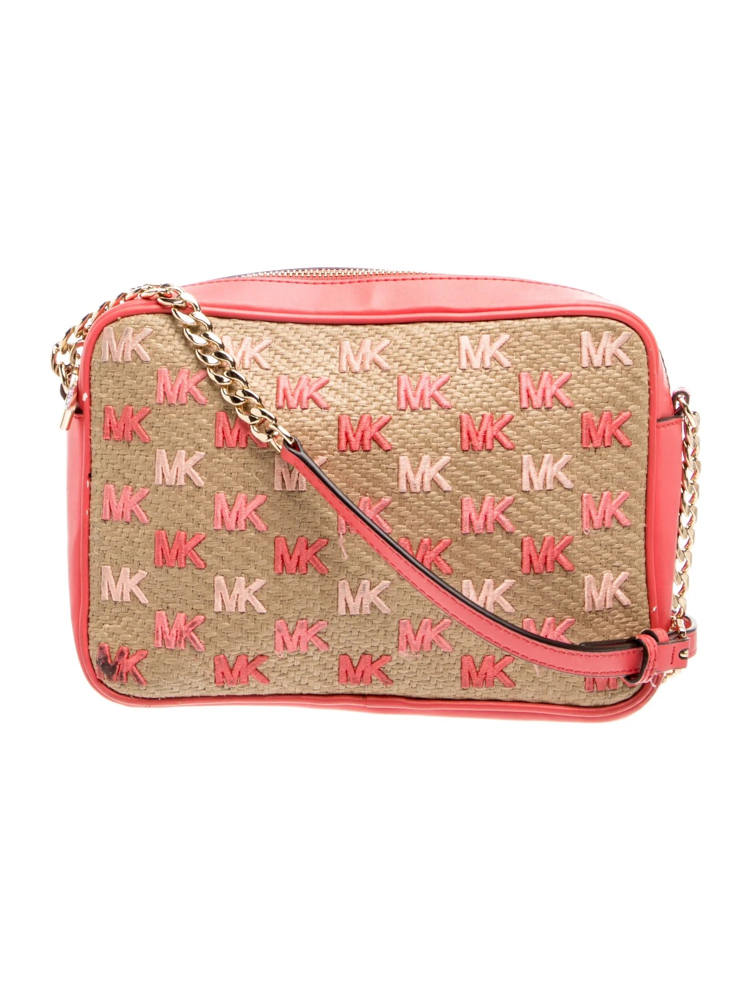 Raffia Crossbody Bag