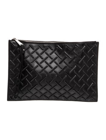 Embossed Leather Portfolio