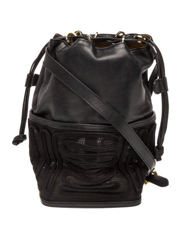 Leather Bucket Bag