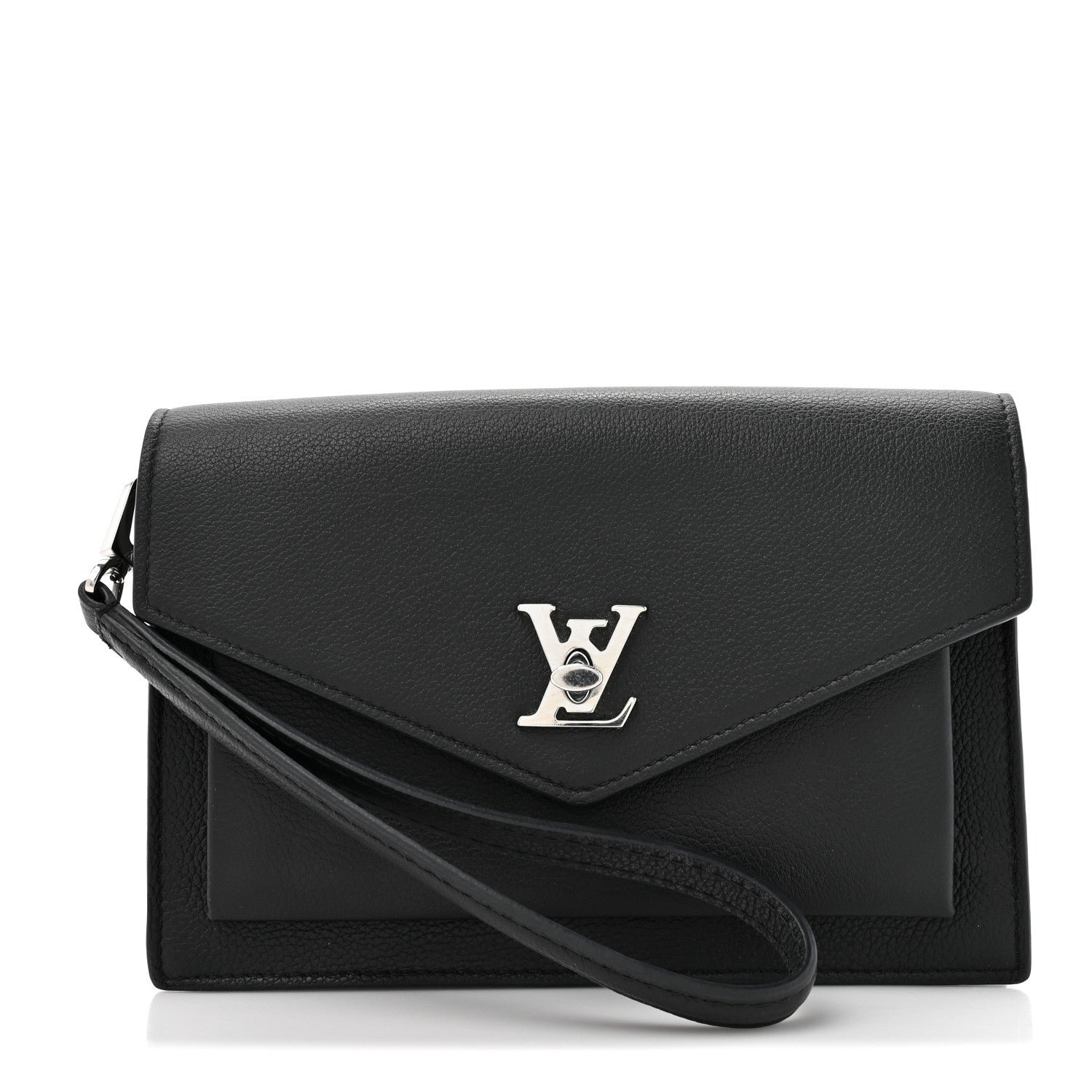 Louis Vuitton Soft Calfskin My Lockme Chain Pochette Black