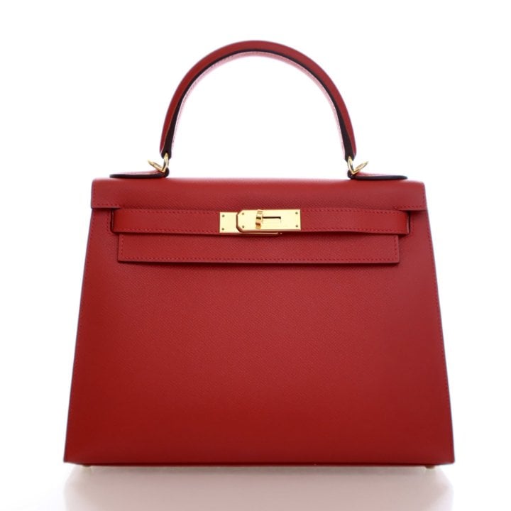 Hermes Rouge Casaque Epsom Sellier Kelly 28