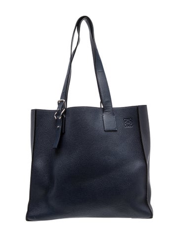 Leather Bucket Tote Bag