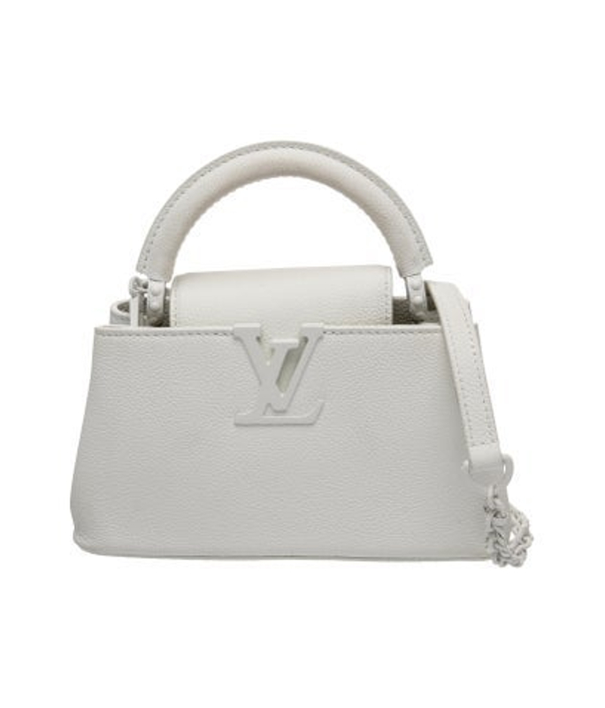 Louis Vuitton Vuitton Taurillon Leather Capucines East West Mini