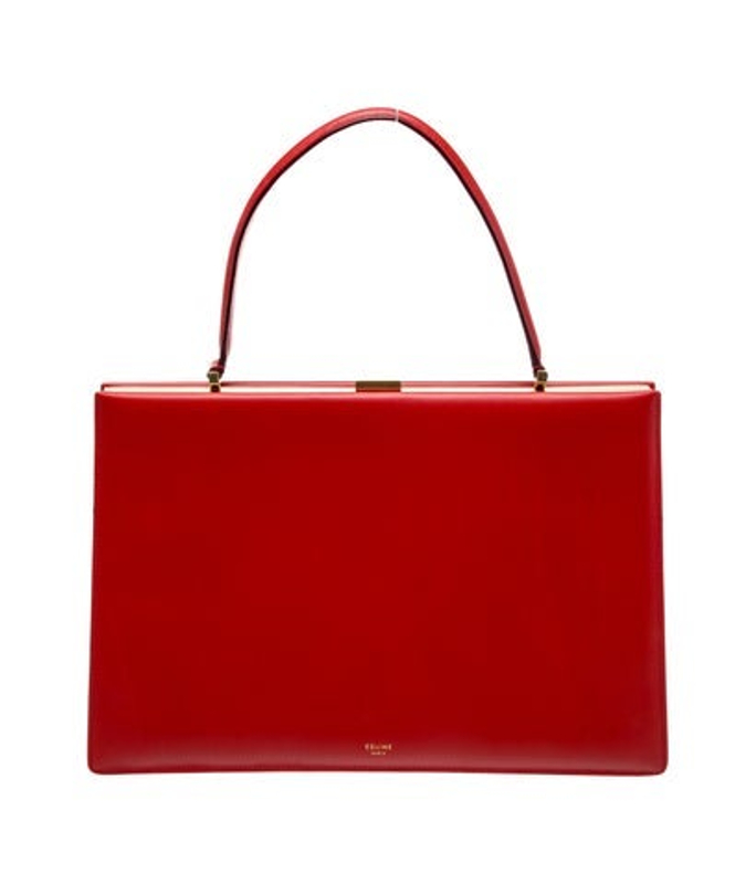 Celine Leather Clasp Medium