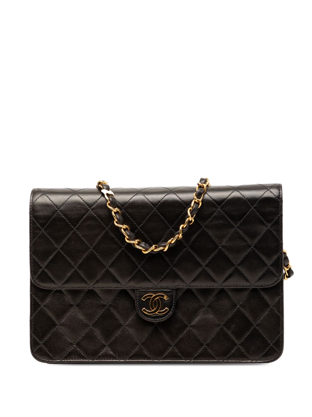 1997-1999 CC Quilted Lambskin Single Flap crossbody bag