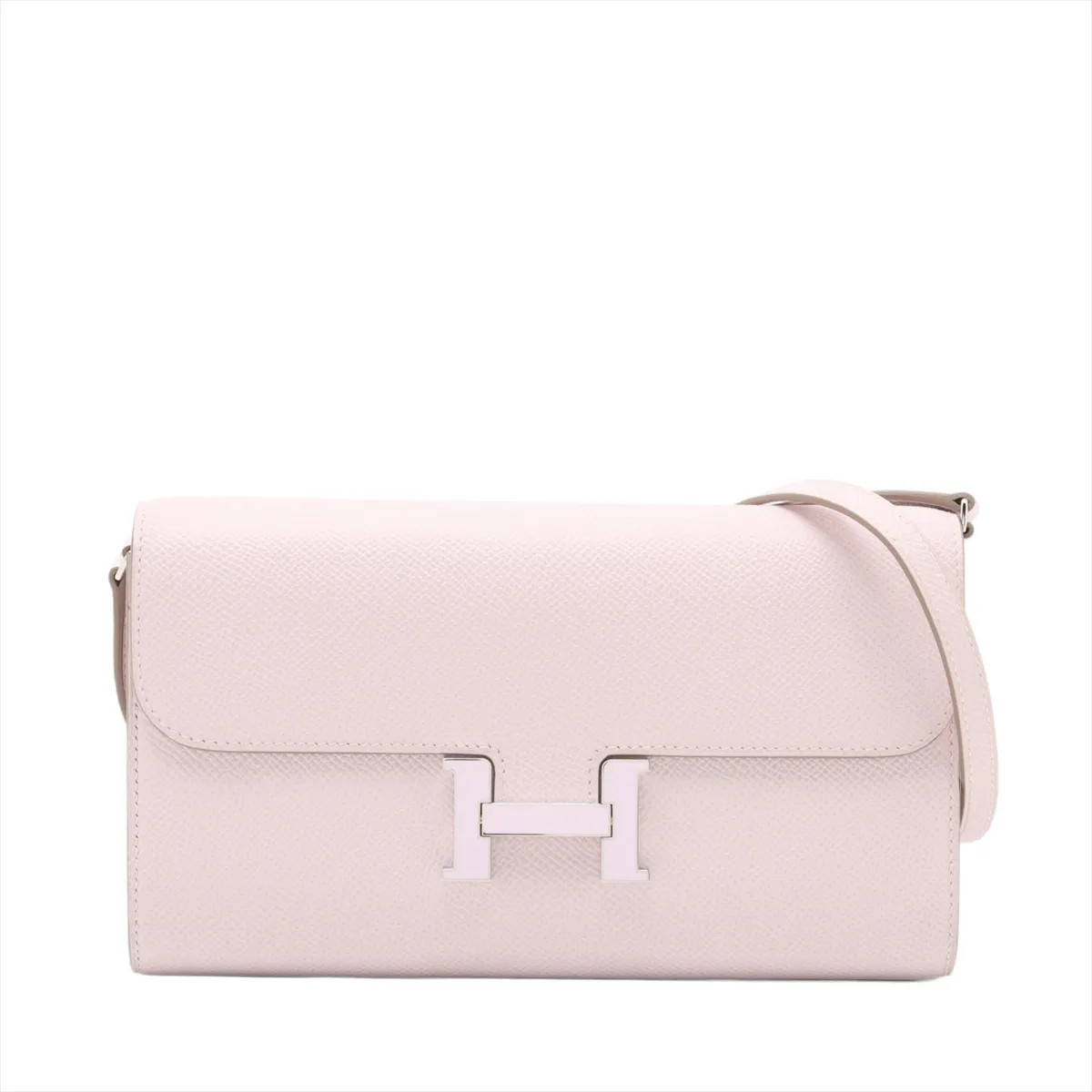 Hermès Constance Long Togo Veau Epsom Mauve Pale Silver Metal Fittings
