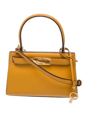 Leather Top Handle Bag