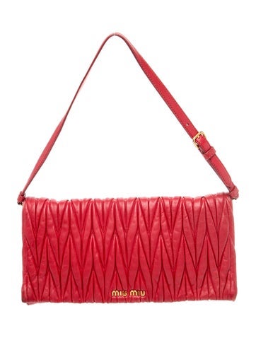 Miu Miu Leather Shoulder Bag