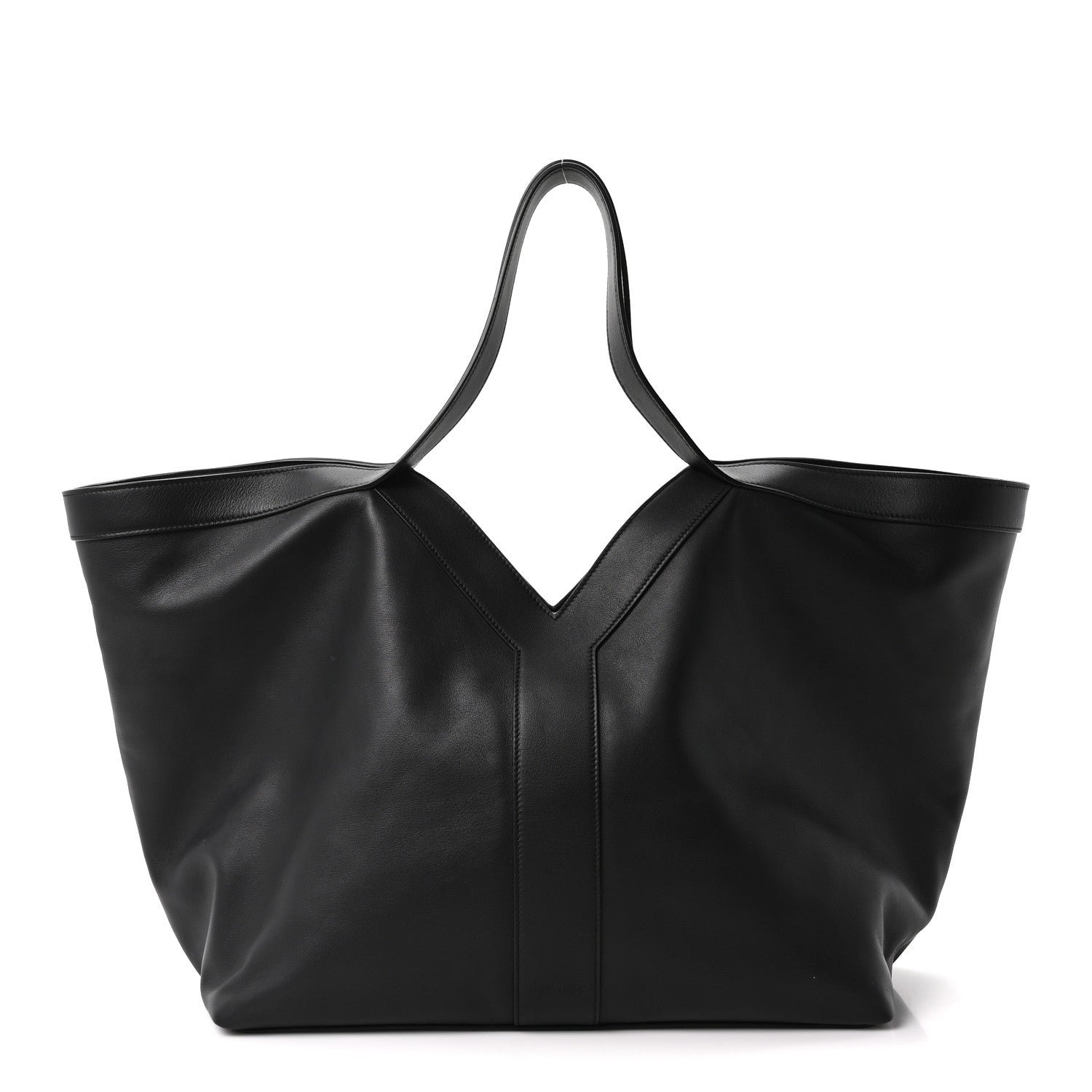 Saint Laurent Calfskin Y Tote Black