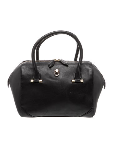 Leather Top Handle Bag