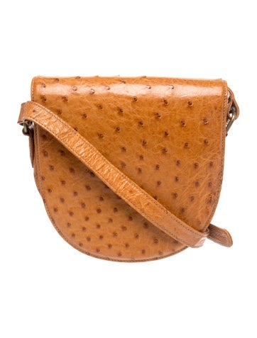 Ostrich Crossbody Bag