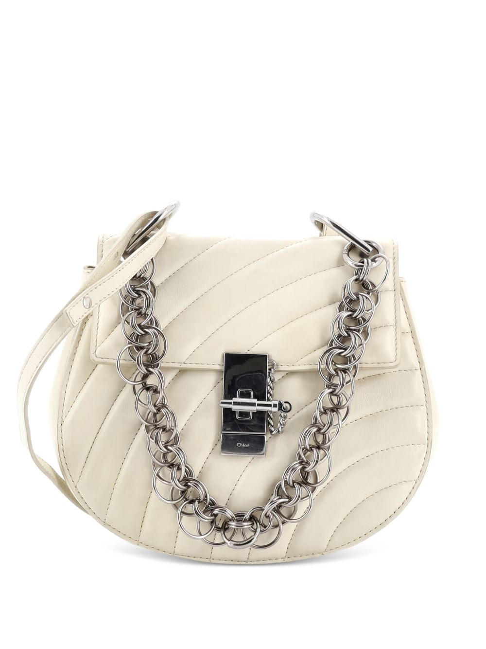 Drew Bijou Quilted Leather Small crossbody bag