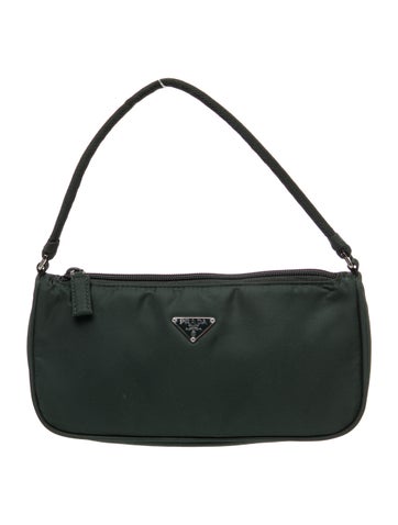 Tessuto Nylon Top Handle Bag Vintage
