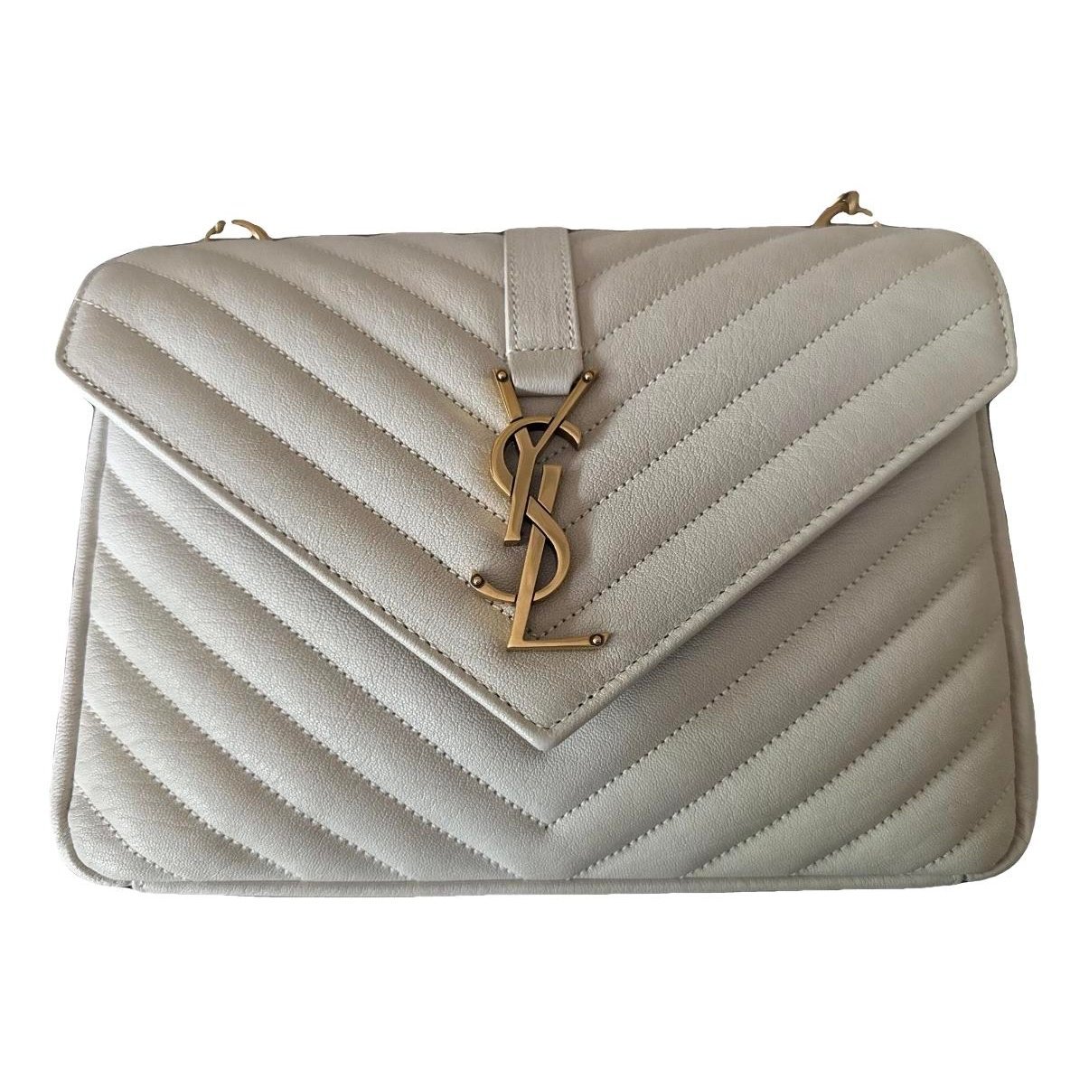 Collége monogramme leather handbag
