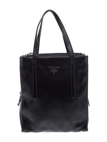 Tessuto Nylon Vintage Leather Tote