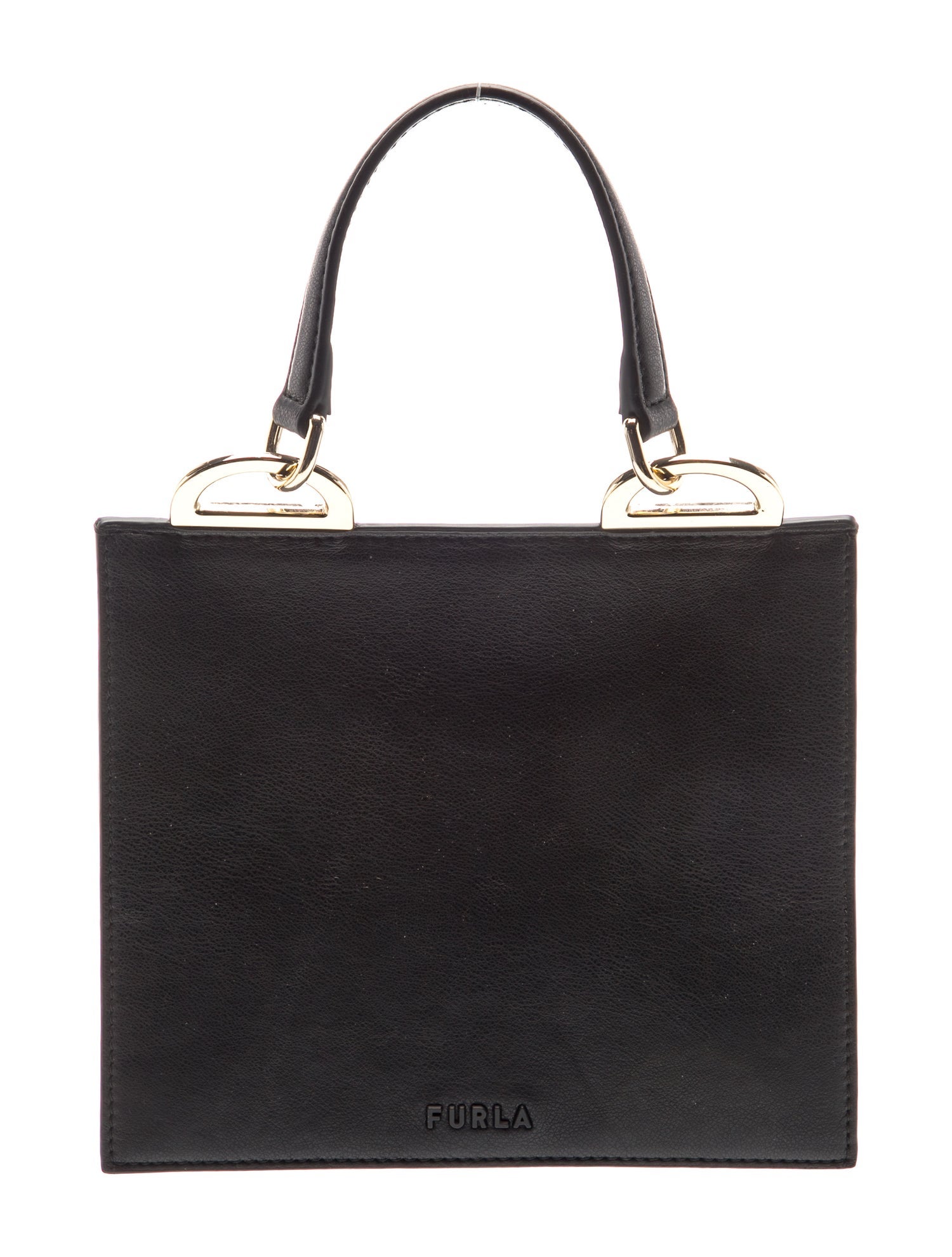 Leather Top Handle Bag