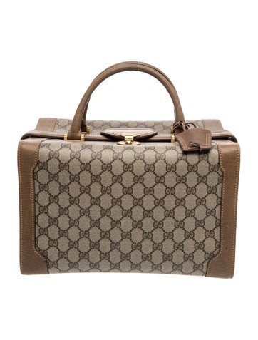 GG Supreme Top Handle Bag Vintage
