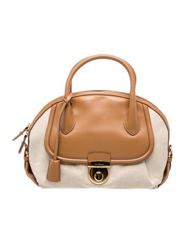 Leather Top Handle Bag