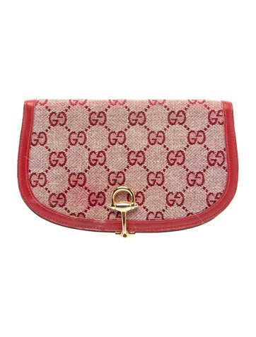 Leather GG Supreme Clutch