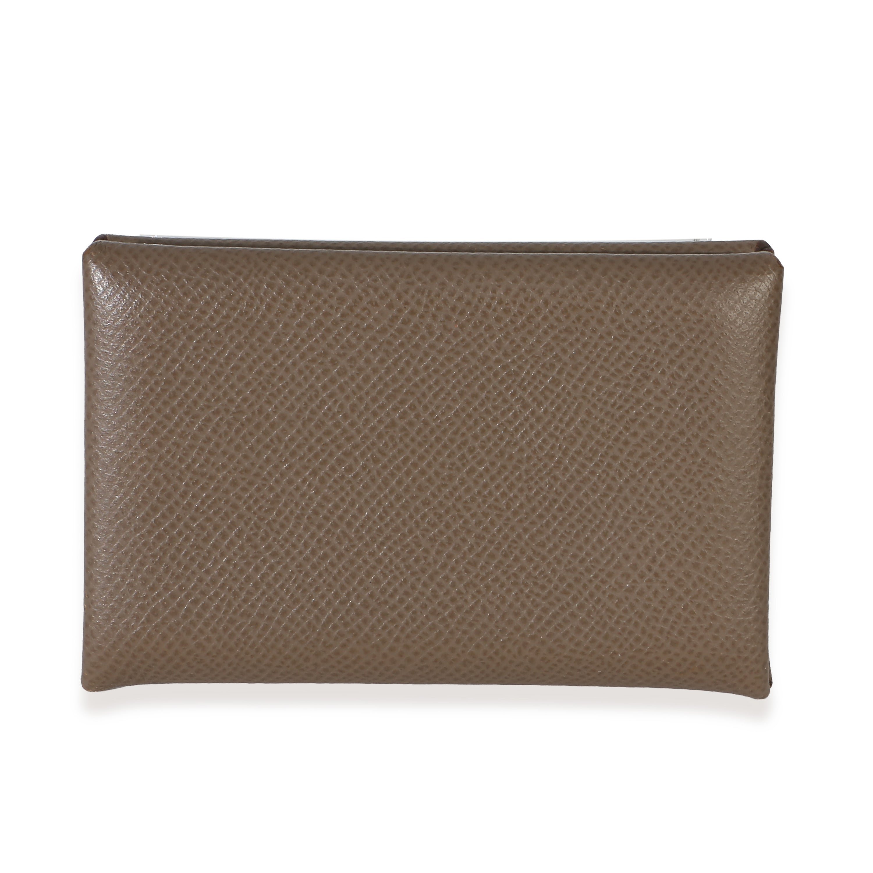 Etoupe Epsom Calvi Card Holder
