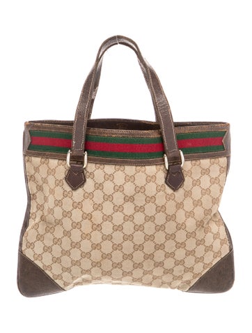 GG Canvas Tote Vintage