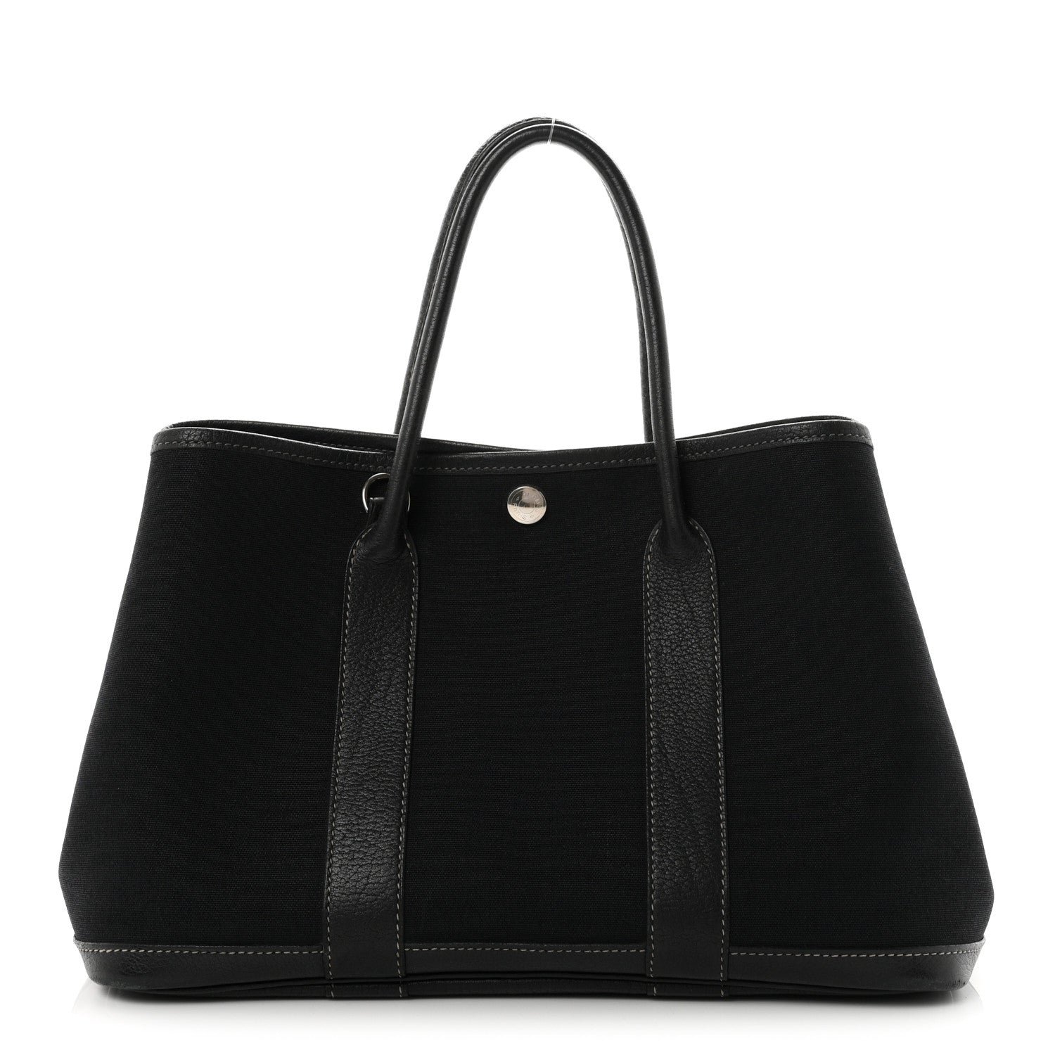 Hermes Toile Officier Negonda Garden Party 30 TPM Black