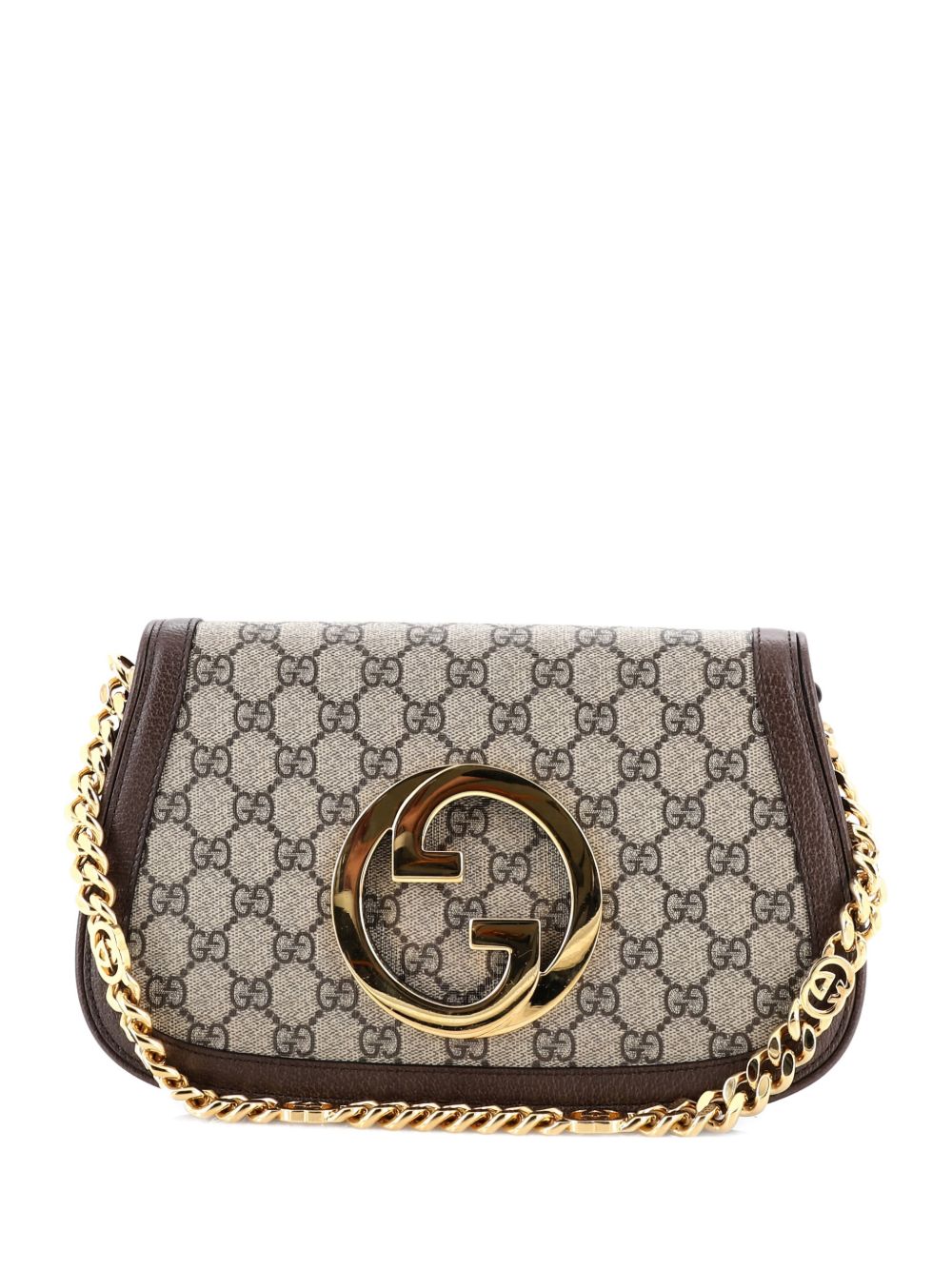 Blondie NM Chain Flap Bag GG Coated Canvas Small shoulder bag