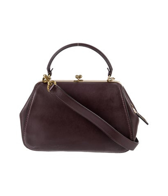 Coach Leather Top Handle Bag
