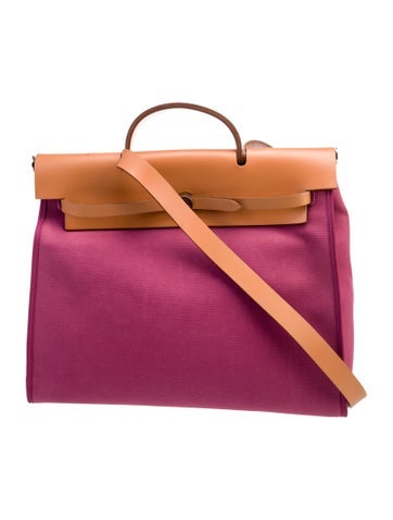 Hermes Toile Officier & Vache Herbag Zip 39