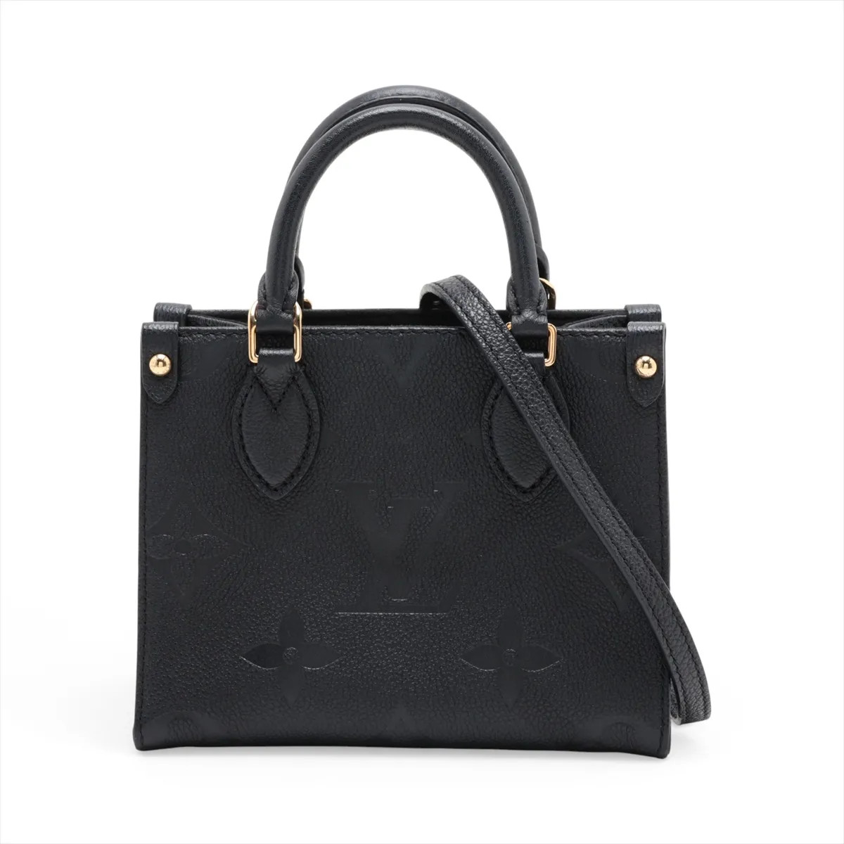 Louis Vuitton Monogram Empreinte On the Go BB M46993 Black There was an RFID res