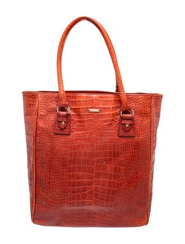 Embossed Leather Tote