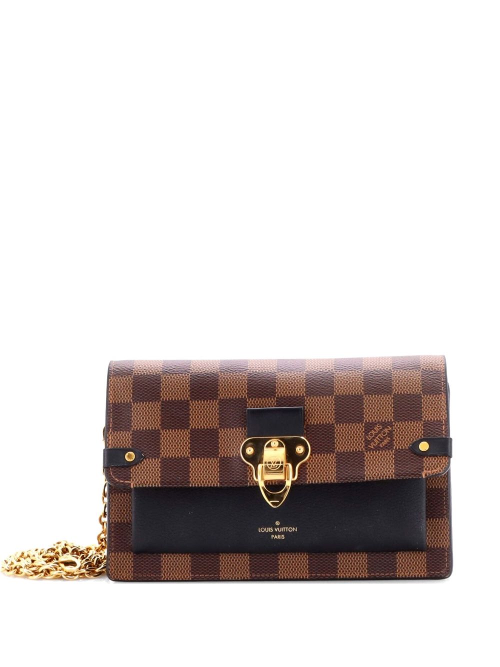 Vavin Chain Wallet NM Damier with Leather crossbody bag