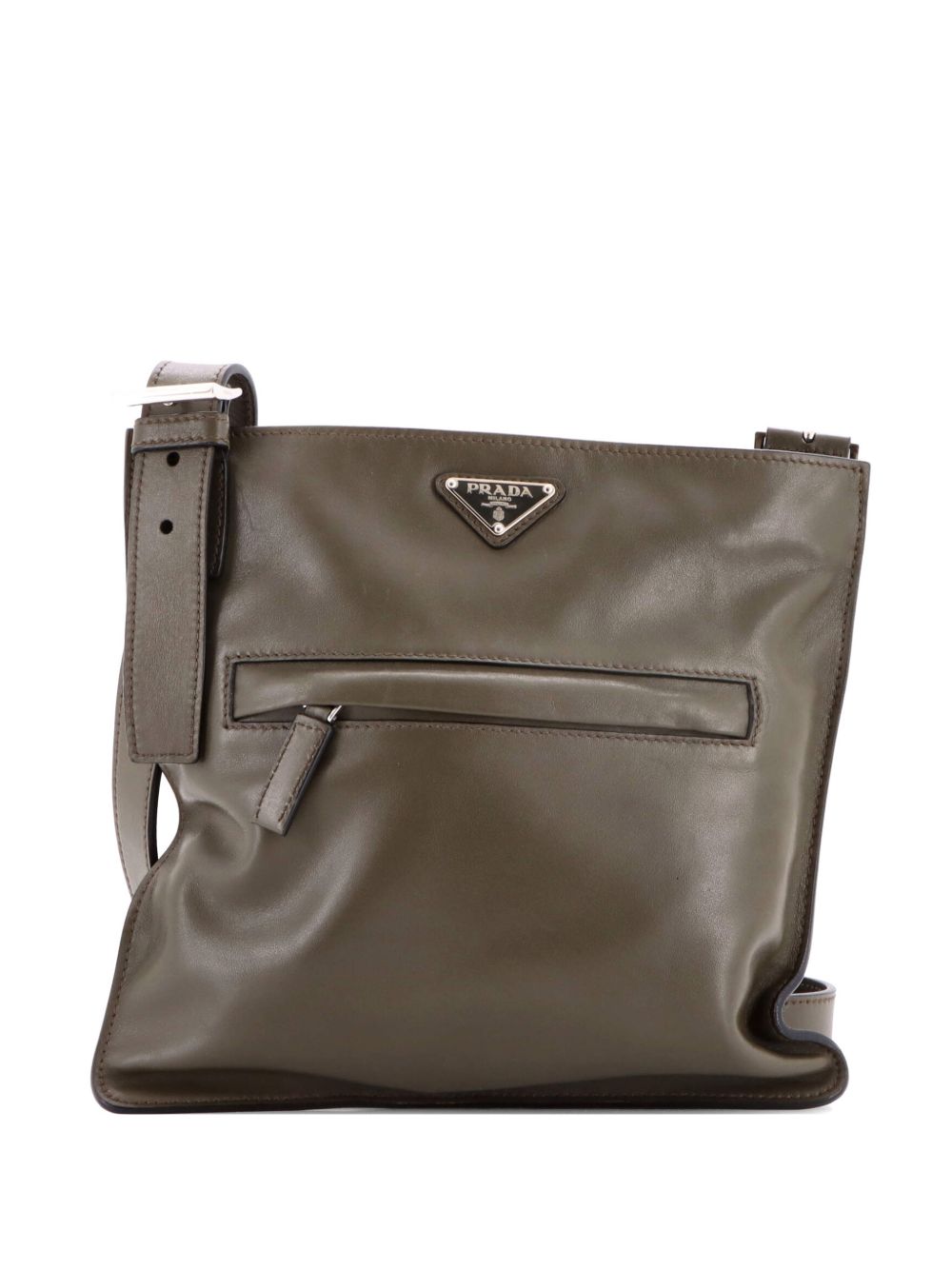 Front Pocket Messenger Bag Soft Calfskin Medium crossbody bag