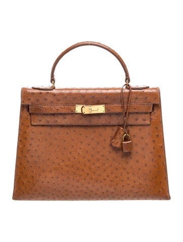 Hermes Ostrich Kelly Sellier 32