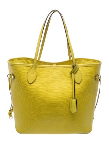 Epi Leather Neverfull w/Pouch MM