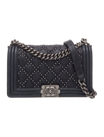 Medium Studded Boy Bag