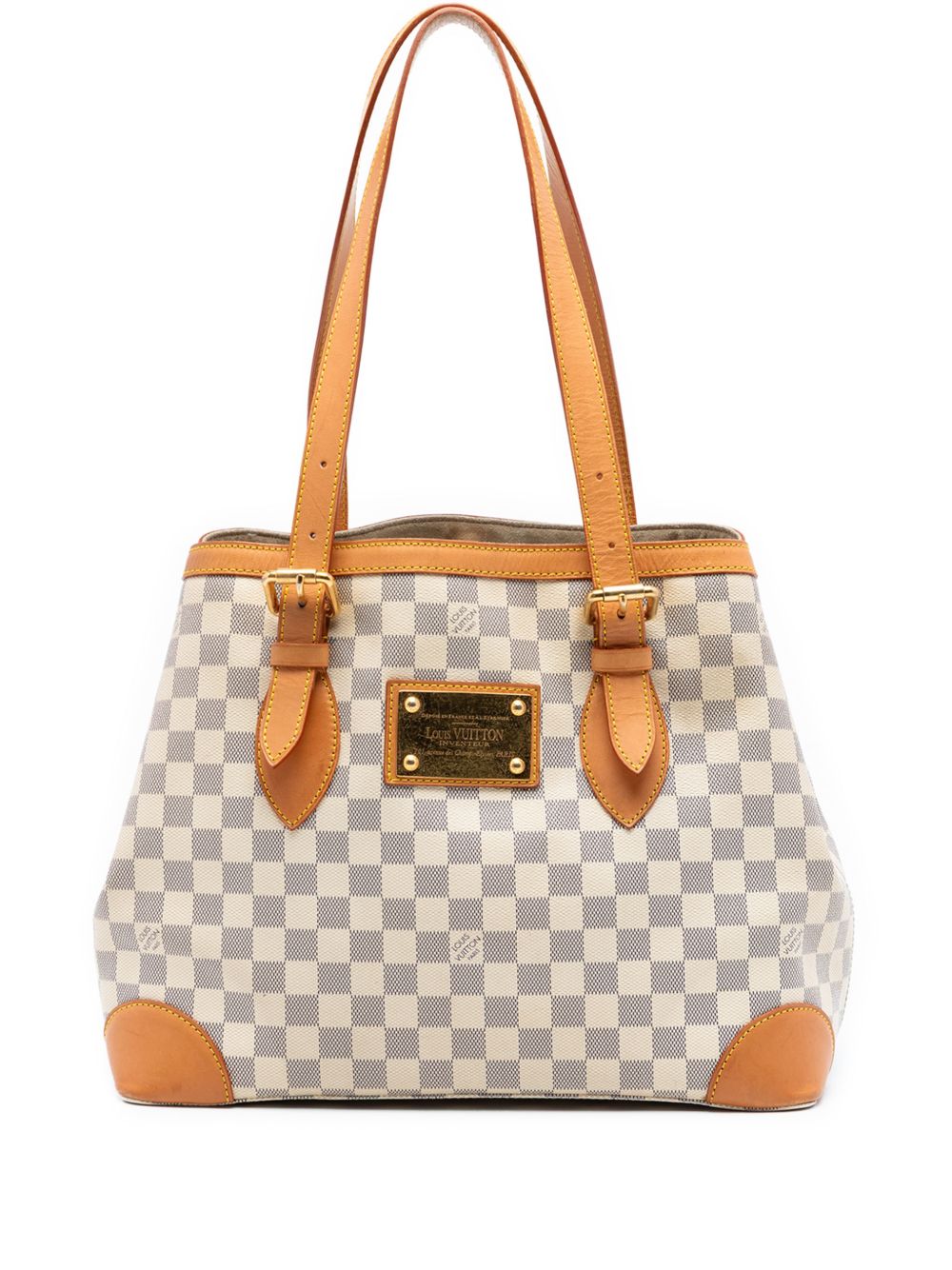2009 Damier Azur Hampstead MM tote bag