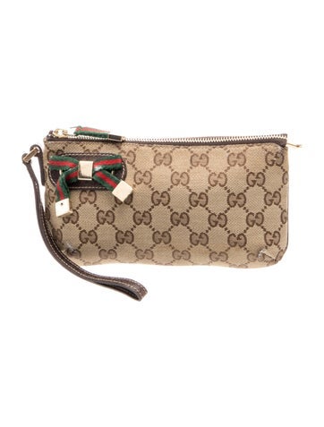 GG Canvas Clutch
