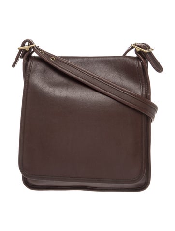 Coach Leather Messenger Bag