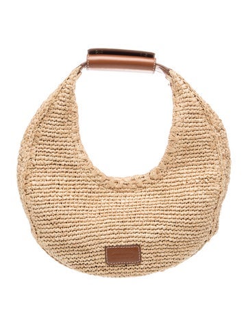 Raffia Moon Saddle Bag