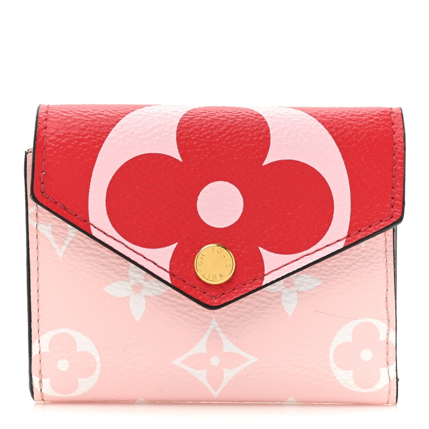 Louis Vuitton Monogram Giant Zoe Wallet Rouge Rose