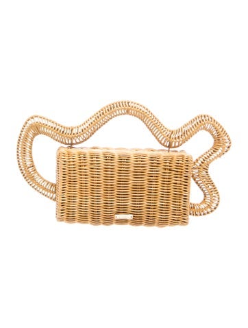 Cult Gaia Rattan Top Handle Bag w/ Tags