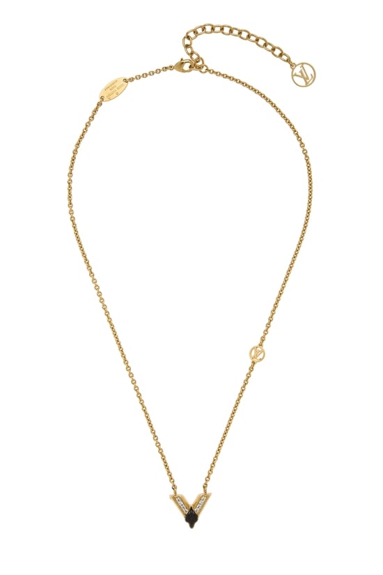 Louis Vuitton Gold The Great Essential V Necklace