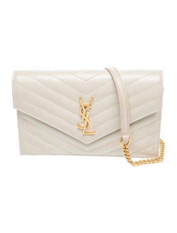 Leather Envelope Chain Wallet