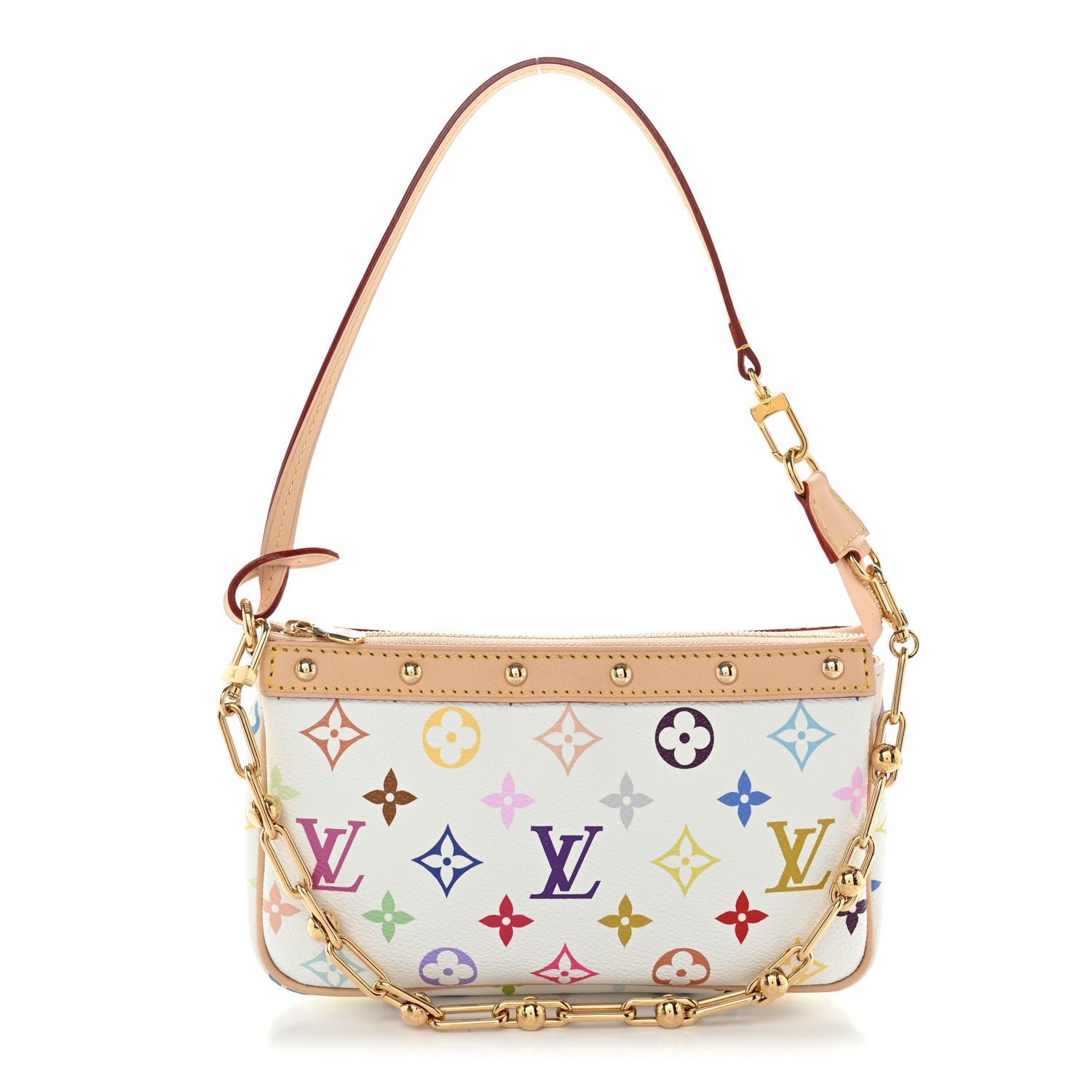 Louis Vuitton LV X TM Monogram Multicolor Pochette Accessories White