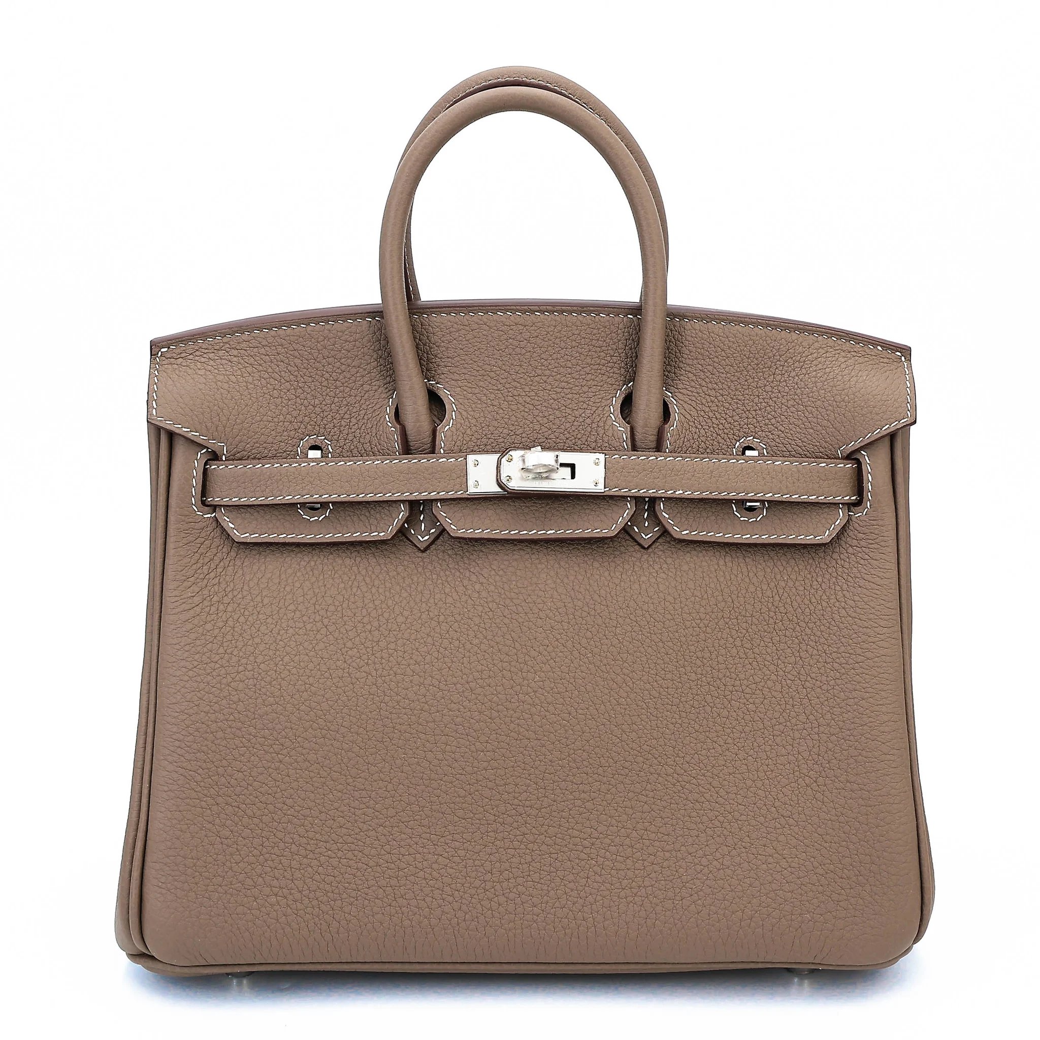 Brand New ( Rank N ) HERMÈS Birkin 25 Etoupe (18) Togo Palladium hardware G (2026)