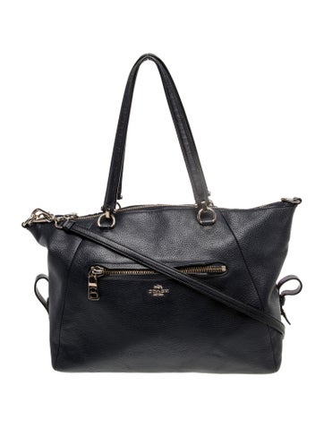 Coach Leather Top Handle Bag