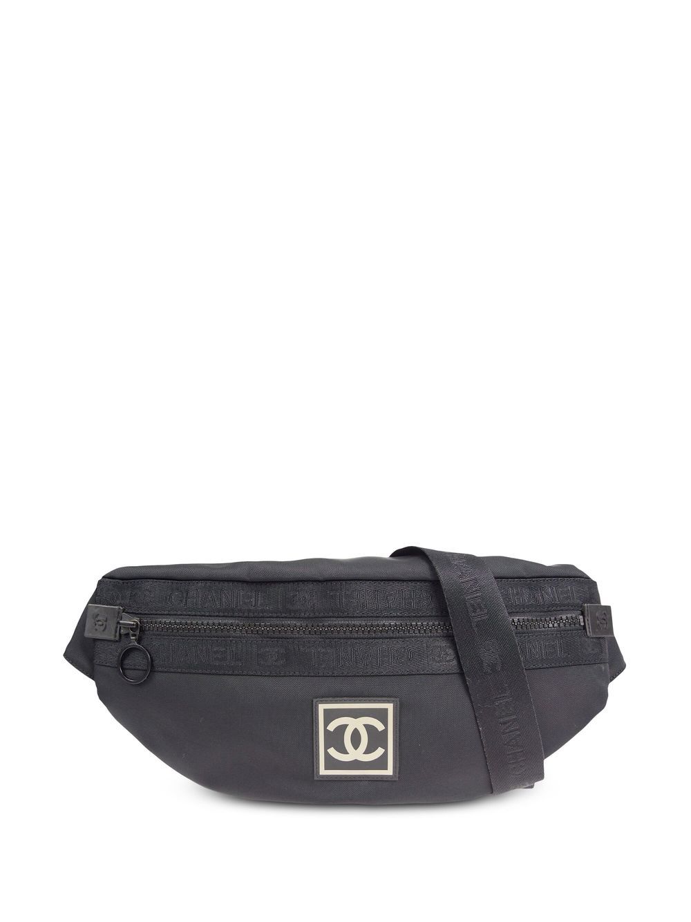 2002 logo-patch belt bag