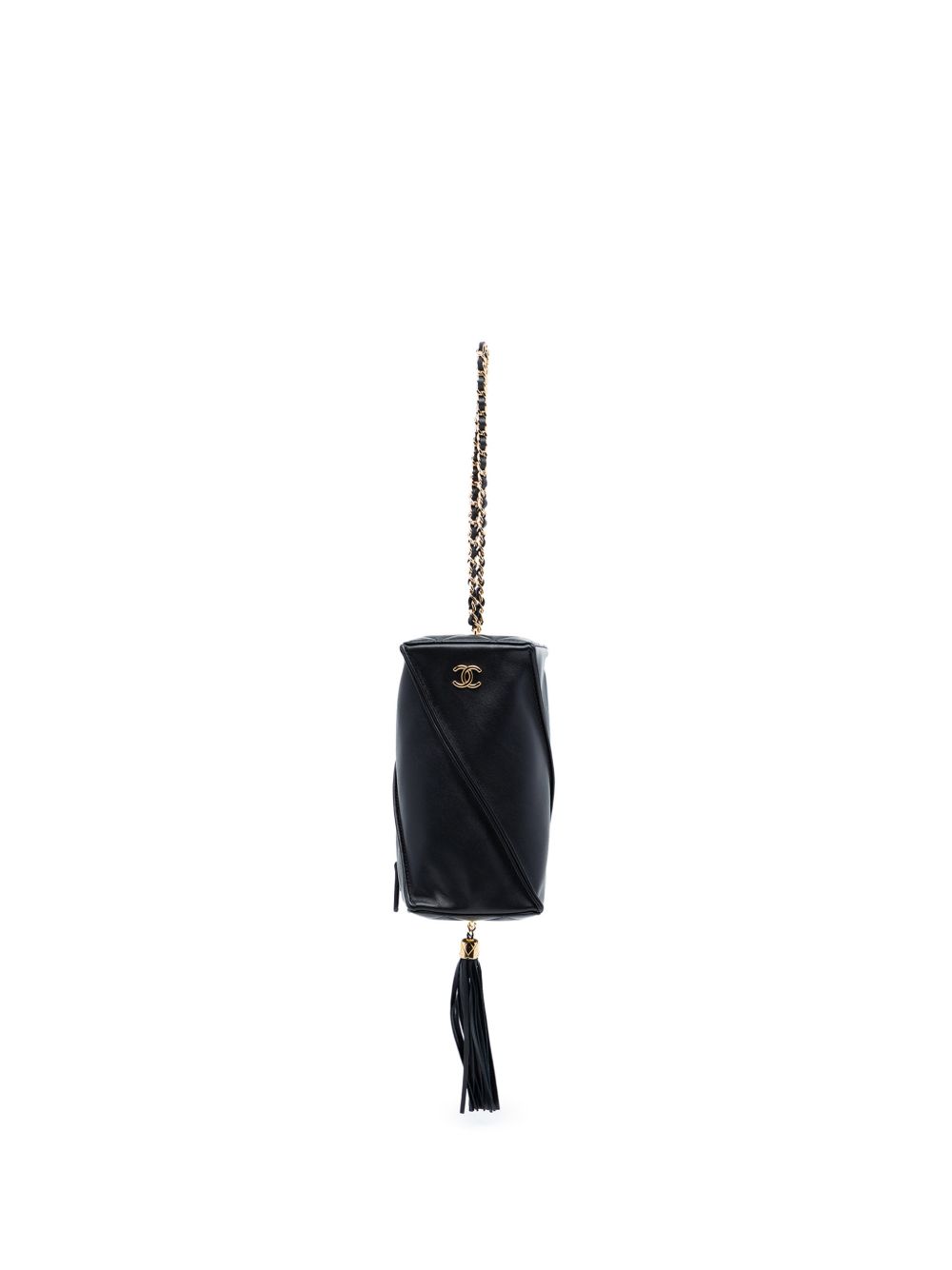 2024-2025 Metiers d'Art CC Lambskin Tassel Rectangle with Chain clutch bag