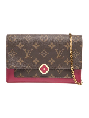 LV Monogram Flore Chain Wallet